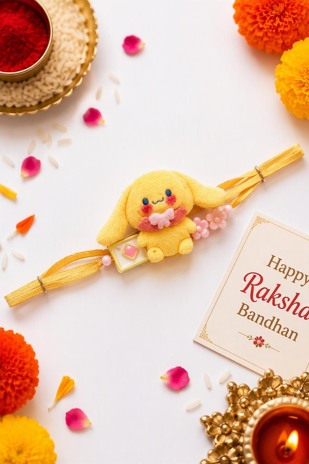 Soft Plush Rakhi for Babies & Kids