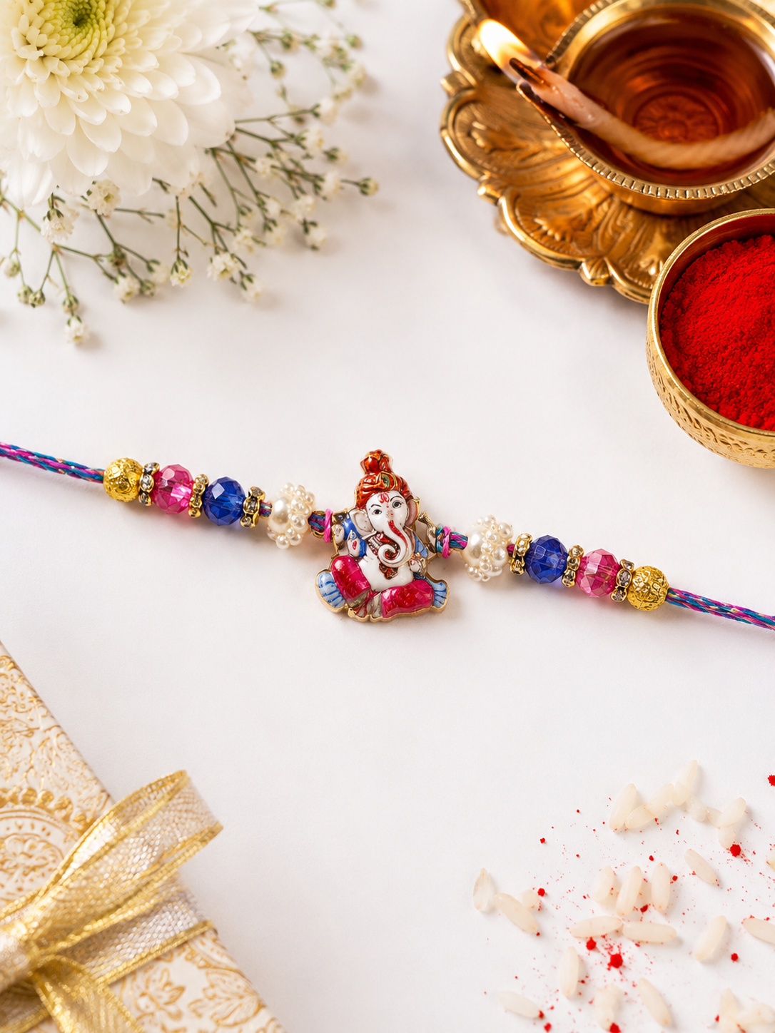 Colourful Ganpati Bappa Rakhi