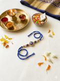 Single evil eye brother rakhi—Desi Luxe NZ