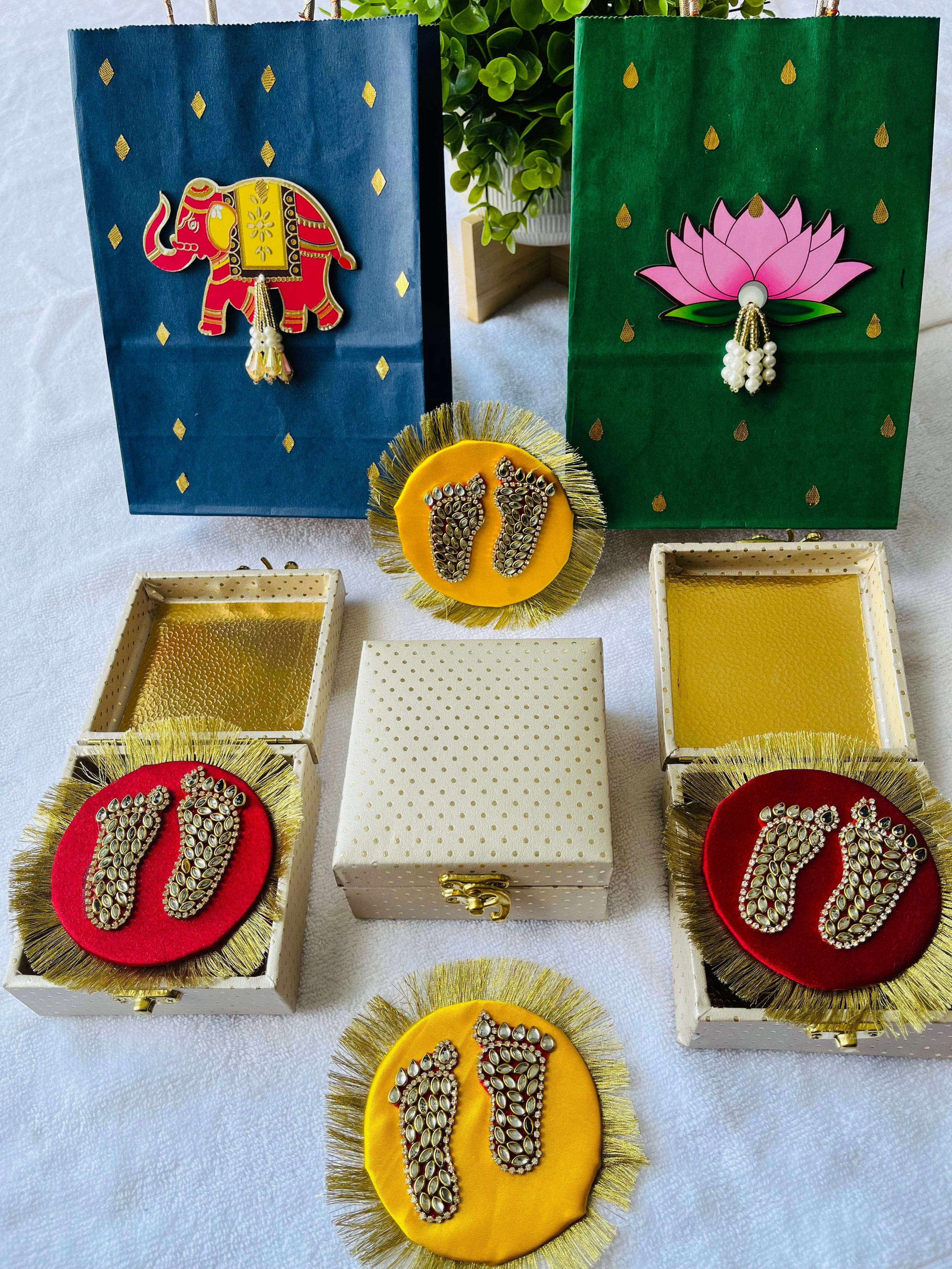 Laxmiji/Matarani charan gift box