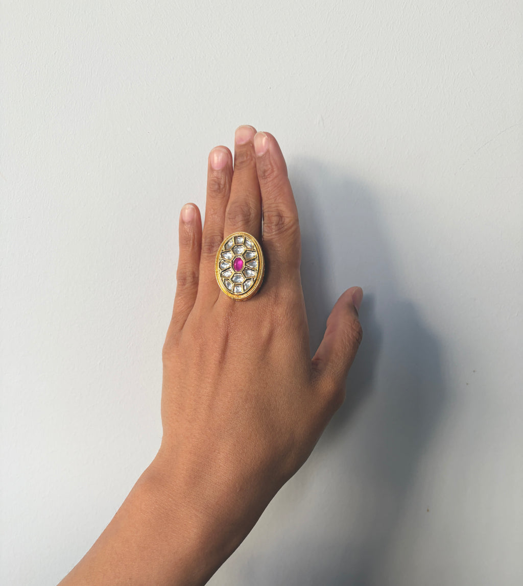 Polki rings—single