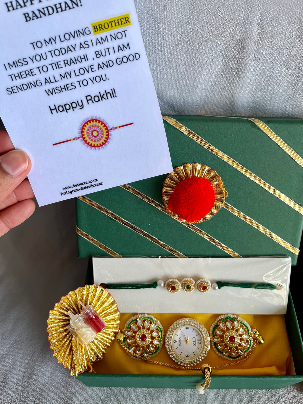 Bhai Bhabhi Ki Jodi 💚 Rakhi Hamper
