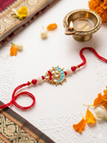 Single kundan brother rakhi—Desi Luxe NZ
