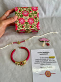 Lotus Rakhi Hamper Box