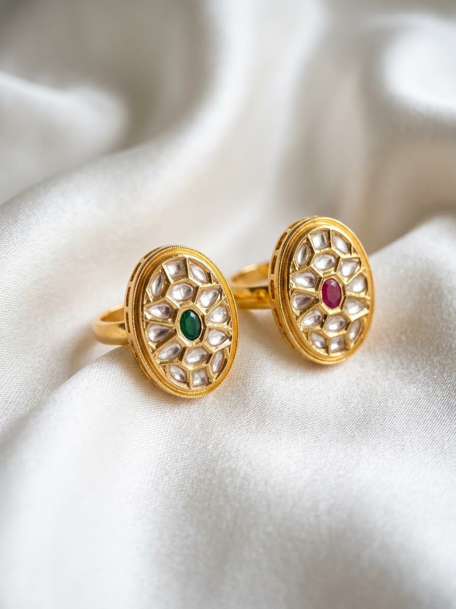 Polki rings—single