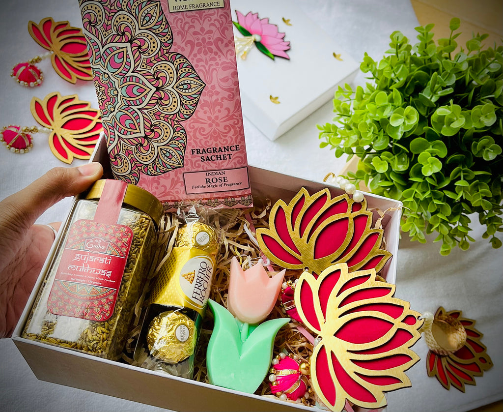 Lotus theme gift hamper
