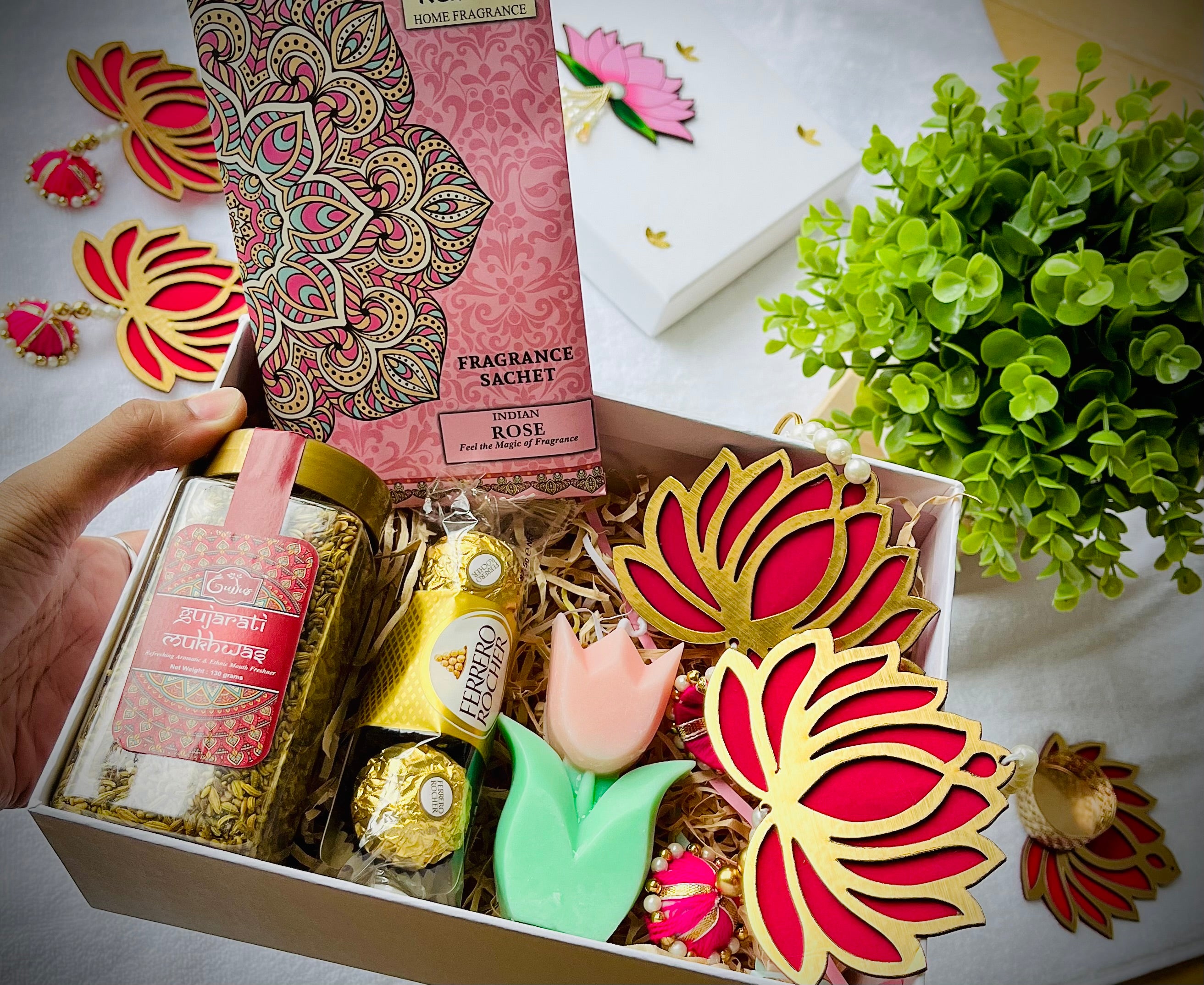 Lotus theme gift hamper