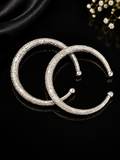 Oxidised Silver Engraved Leg Kada (Payal) – Set of 2 – Navratri Collection