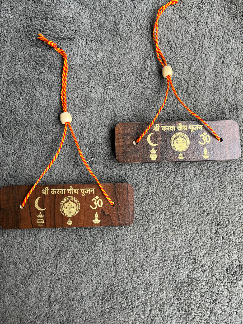 Wooden karwachauth katha books