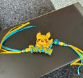Pikachu Spinning Kids Rakhi with Beaded Tassel