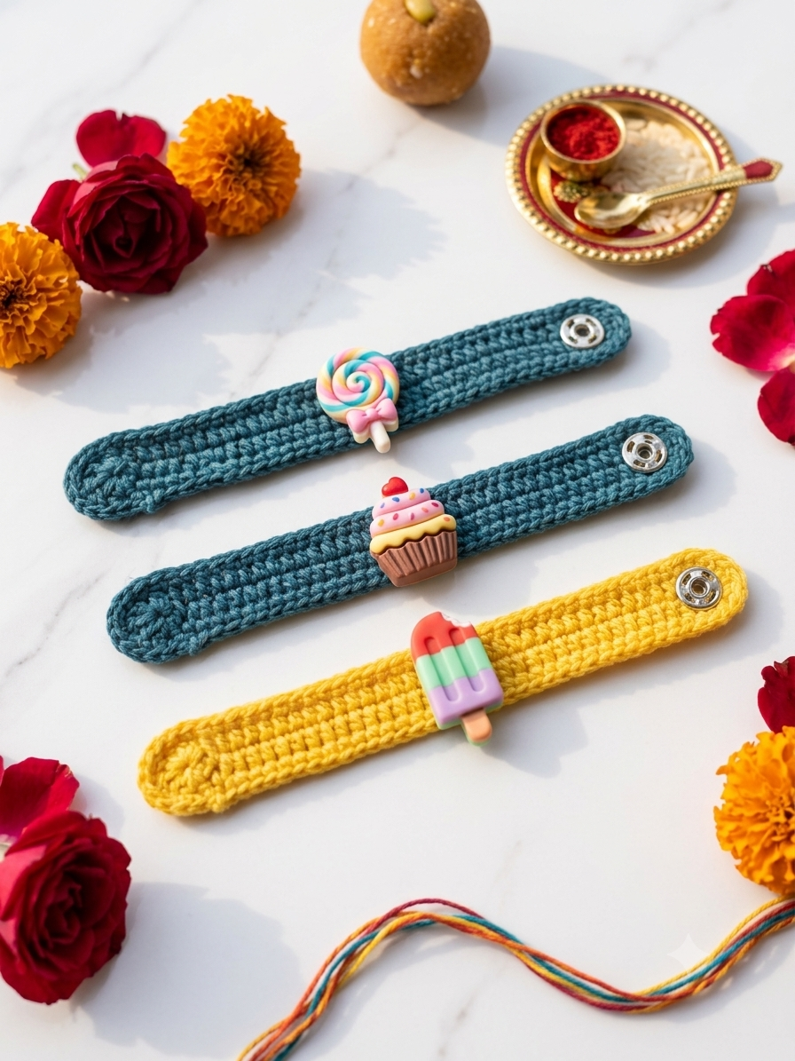 Baby Crochet Rakhi