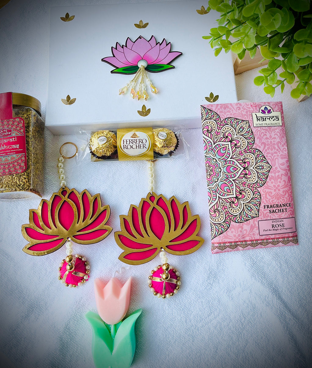 Lotus theme gift hamper