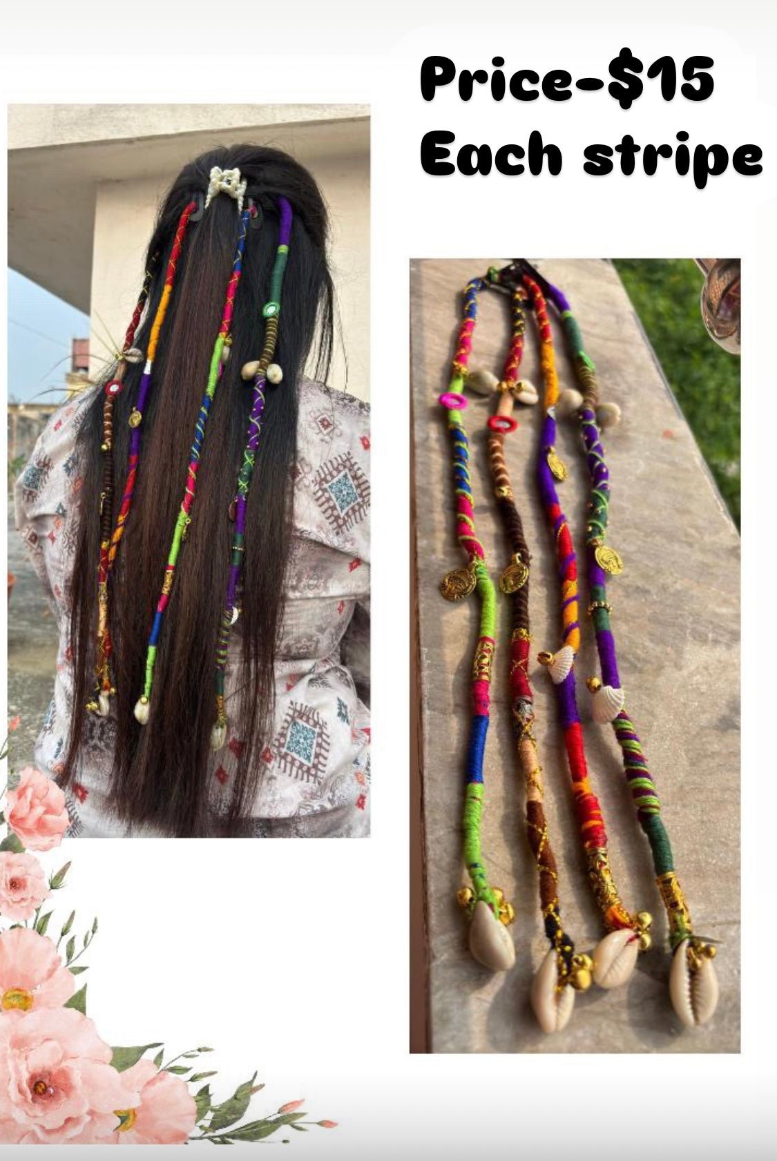 Hair strings (single string)