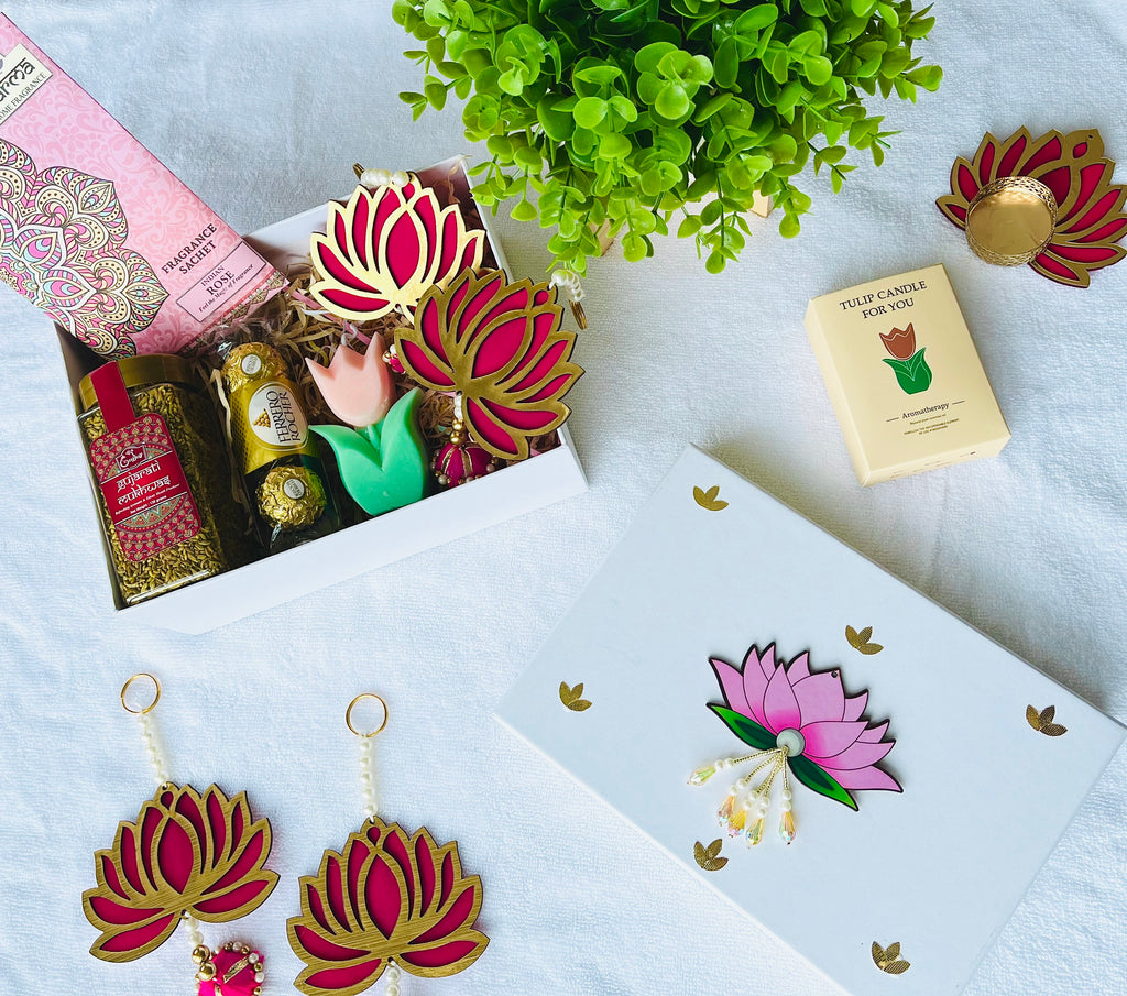 Lotus theme gift hamper