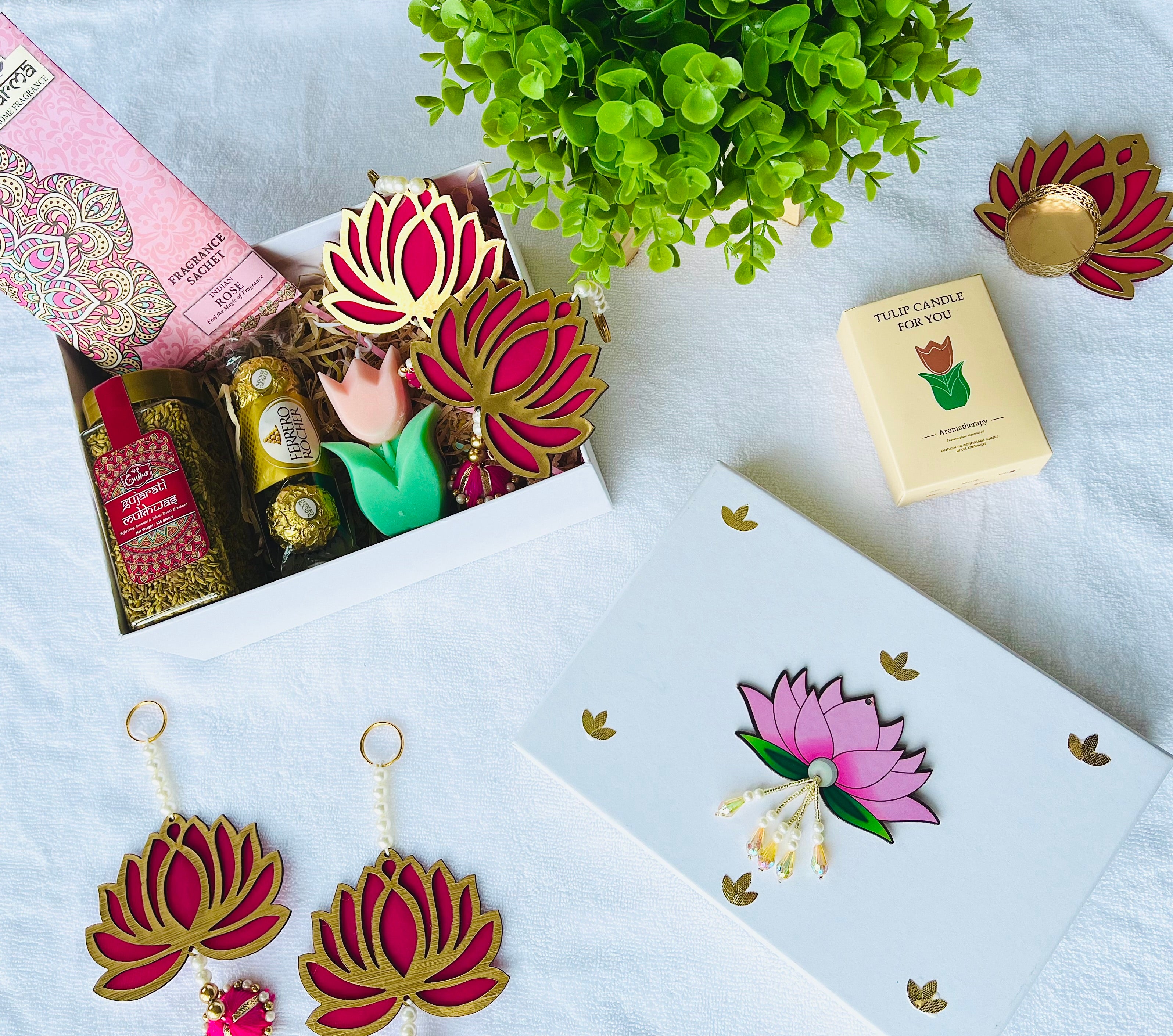 Lotus theme gift hamper