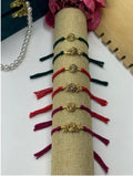Om couple rakhi pair—Desi Luxe NZ
