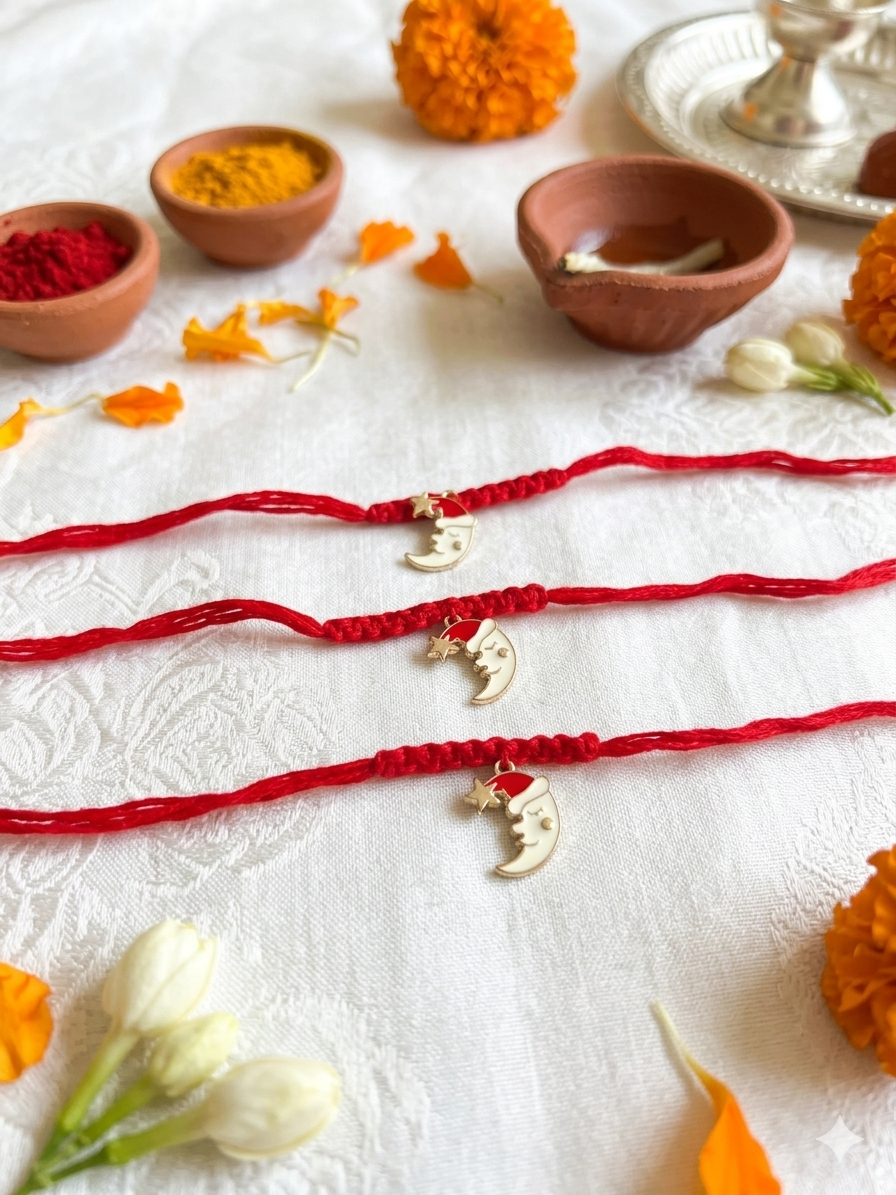 Kids Moon rakhi single— Desi Luxe NZ