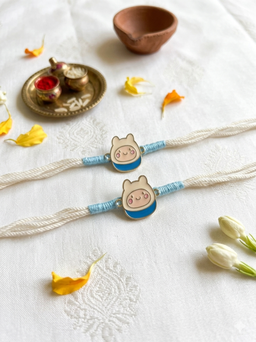 Kids blue character Rakhi single— Desi Luxe NZ