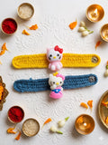 Baby soft Crochet Rakhi single —Desi Luxe NZ