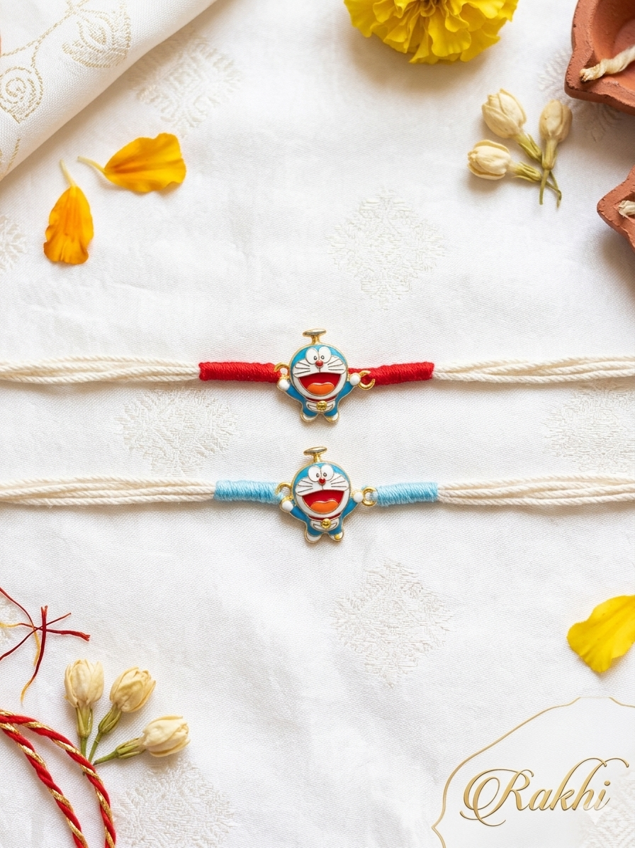 Kids Doremon Rakhi single— Desi Luxe NZ