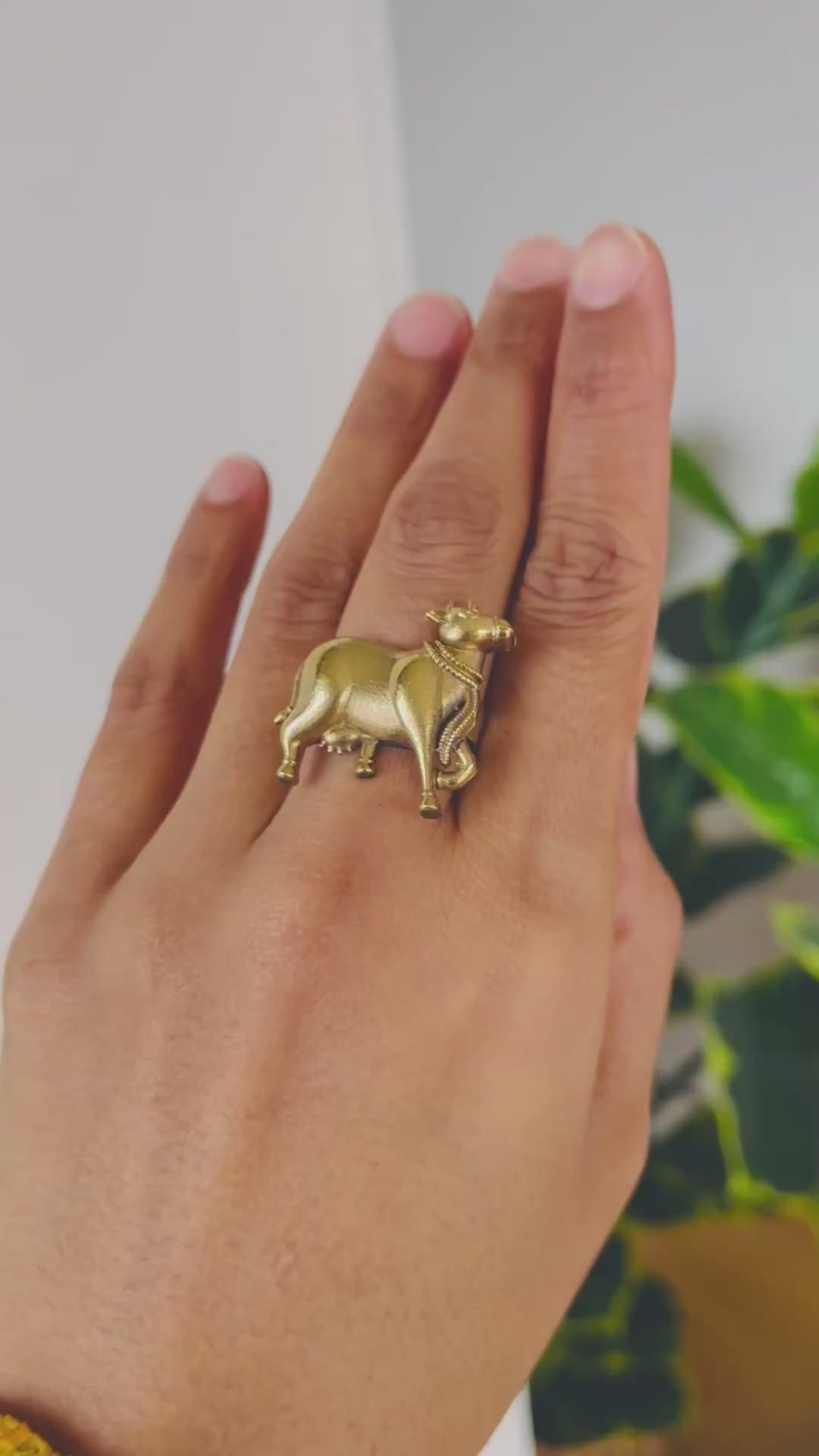 Cow ring and Bangle combo