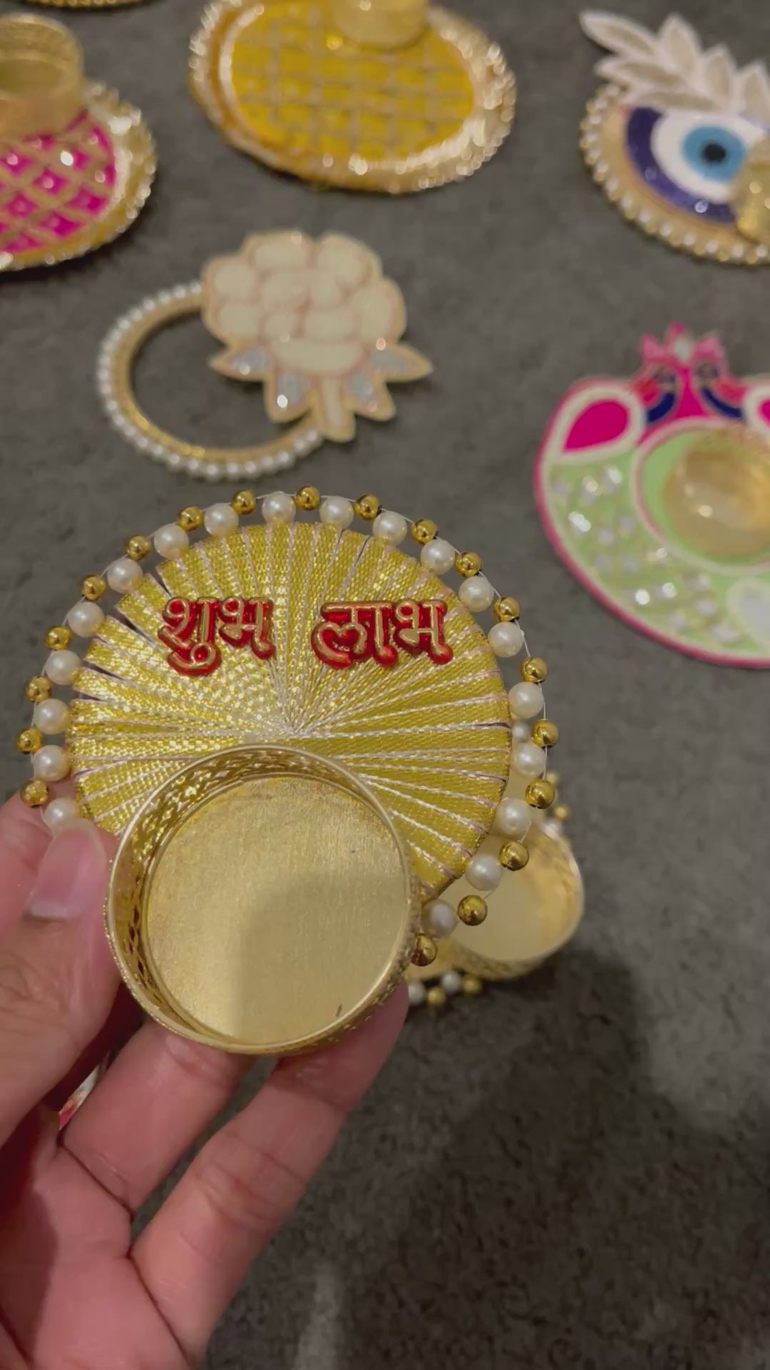 Shubh Labh Tlight candle holder