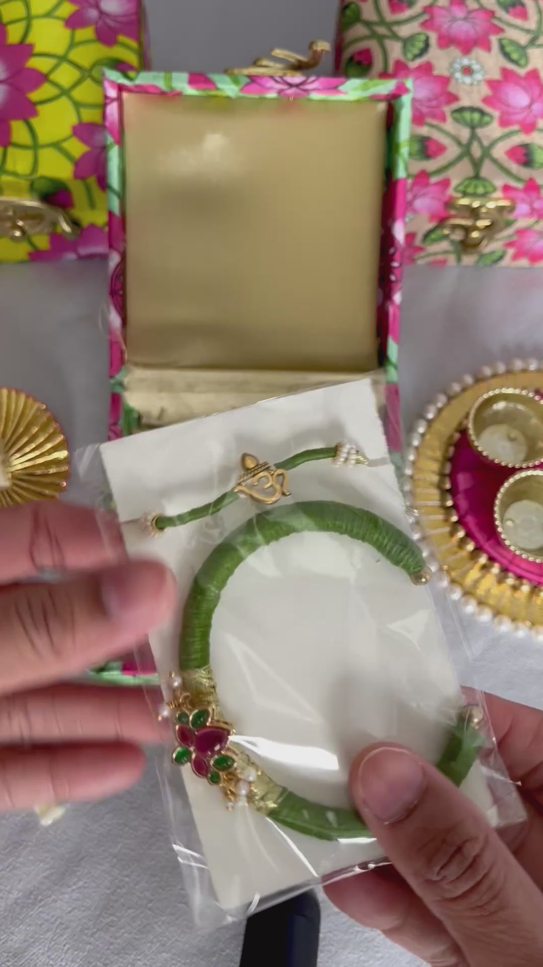 Lotus Rakhi hamper